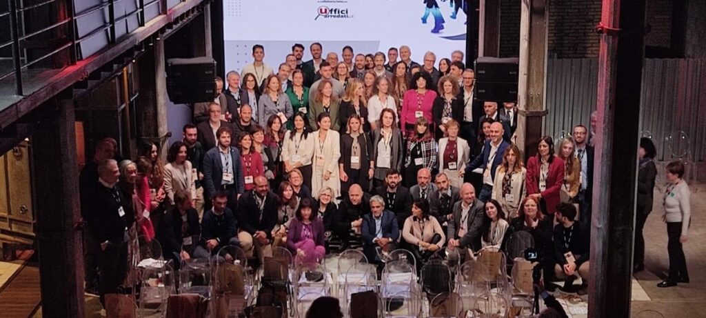 Foto di tutti i partecipanti alla convention Auflex tenutasi a Roma 